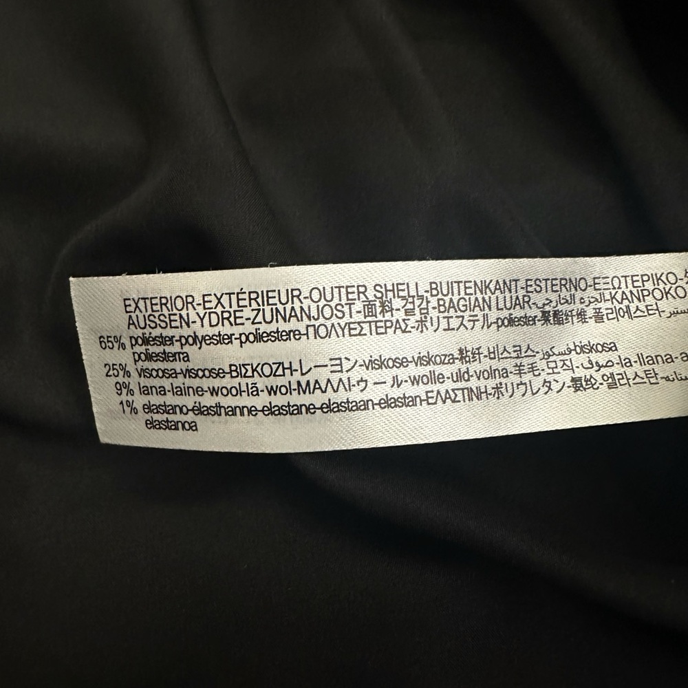 NEW Zara Contrasting High Neck Double Collar Puffer in Grey Size XS - Picture 12 of 16